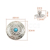 Alloy Decorative Buttons PW-WG1200D-13-1