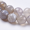 Natural Striped Agate/Banded Agate Beads Strands G-P364-06-8mm-3