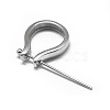 Rhodium Plated 925 Sterling Silver Pendant Bails STER-L057-081B-P-4