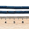 Electroplated Natural Lava Rock Beads Strands G-K388-03A-05-4