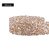Glitter Resin Hotfix Rhinestone(Hot Melt Adhesive On The Back) OCOR-WH0052-01D-3