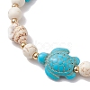 Shell Beaded Bracelets BJEW-TA00589-01-3