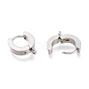 Tarnish Resistant 304 Stainless Steel Huggie Hoop Earrings Findings STAS-I167-01C-P-3