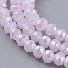 Electroplate Glass Beads Strands EGLA-A034-P2mm-B12-3