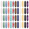 5Pcs Dyed Synthetic Turquoise Healing Stones G-FS0005-83G-11