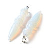 Natural & Synthetic Mixed Gemstone Pendants G-C187-02-3