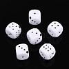 Opaque Acrylic Beads SACR-T035-19M-2