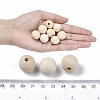 Unfinished Natural Wood Beads X-WOOD-S651-A18mm-LF-4