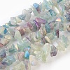 Natural Electroplated Fluorite Beads Strands G-G767-08A-1