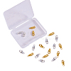Brass Lobster Claw Clasps KK-CJ0001-35-5