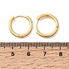 Brass Huggie Hoop Earrings EJEW-G465-01G-5