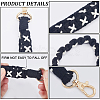 Cotton Handmade Braided Wrist Lanyard Pendant Decorations KEYC-WH0007-001C-5
