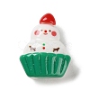 Christmas Theme Opaque Resin Decoden Cabochons RESI-F053-D04-1