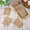 20Pcs Rectangle Polyester Imitation Burlap Packing Pouches Drawstring Bags ABAG-TA0001-95B-5