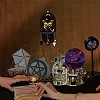 DIY Oval Poplar Wood Wall Display Stand Decorations DJEW-CN0001-19A-7