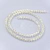 Electroplate Glass Beads Strands EGLA-D021-70-2