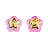 Transparent Spray Painted Glass Beads LAMP-N032-02-A04-3