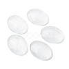 Transparent Oval Glass Cabochons X-GGLA-R022-40x30-4