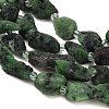 Raw Rough Natural Ruby in Zoisite Beads Strands GG-CBA0B77-A14-01-3
