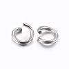 Non-Tarnish 304 Stainless Steel Open Jump Rings X-STAS-H437-7x0.7mm-2