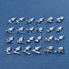 2 Pairs Alloy Stud Earrings for Women EJEW-FS0001-27E-10