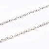 Tarnish Resistant 304 Stainless Steel Cable Chains CHS-L001-67-0.4mm-1