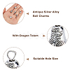 Alloy Bell Charms FIND-WH0173-417AS-4