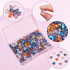 200Pcs 10 Styles Mixed Styles Electroplate Transparent Glass Beads Strands EGLA-SC0001-57-6