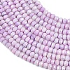 Electroplate Rondelle Glass Beads Strands GL-T021-2x2.5mm-17-21-3