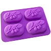 Rectangle Soap Food Grade Silicone Molds SOAP-PW0001-088-2