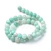 Natural Amazonite Beads Strands G-T055-6mm-17-2