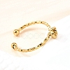 304 Stainless Steel Cuff Rings for Women RJEW-H250-01G-3