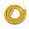 Spray Painted Non-magnetic Synthetic Hematite Beads Strands G-R0468-03D-11-2