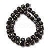 Natural Black Tourmaline Beads Strands GG-CBAC972-A04-01-5
