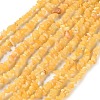 Natural Yellow Jade Beads Strands GG-NH0009-A02-02-2