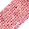 Natural Rhodochrosite Beads Strands G-E411-11A-4mm-1