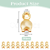 200Pcs Brass Bead Tips KK-DR0001-30B-2