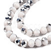 Electroplate Opaque Glass Beads Strands EGLA-A034-P4mm-M20-3