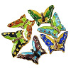 Handmade Cloisonne Beads X-CLB013Y-M-1