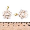 Lampwork Pendants GLAA-T023-06F-4