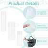 BENECREAT 10Pcs 3 Styles PE Plastic Empty Refillable Flip Cap Bottles MRMJ-BC0003-41-4