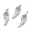 Natural Green Aventurine Pendants G-L512-P10-1