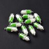 Translucent Plastic Pendants KY-L006-29D-2