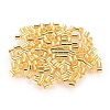 Cadmium Free & Nickel Free & Lead Free Brass Crimp Beads X-E003-G-NF-1