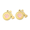 304 Stainless Steel Enamel Charms X1-STAS-G360-03G-01-1