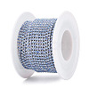 Iron & ABS Plastic Imitation Pearl Tennis Chains CH-Q006-01A-12-2