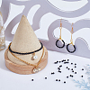 2 Strands Natural Black Spinel Beads Strands G-NB0004-61-5