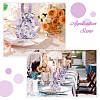 10Pcs Cloth Flower Print Drawstring Pouches ABAG-DC0001-09A-5