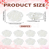 200Pcs ABS Imitation Pearl Beads OACR-LP0001-01-2