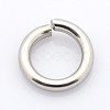 Tarnish Resistant 304 Stainless Steel Open Jump Rings STAS-E067-09-8mm-1